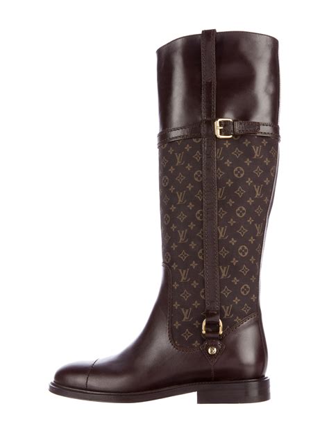 louis vuitton knee boots